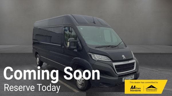 2022 Peugeot Boxer 2.2 BlueHDi 335 Professional Panel Van 5dr Diesel Manual L3 H2 Euro 6 (s/s) (140 ps)