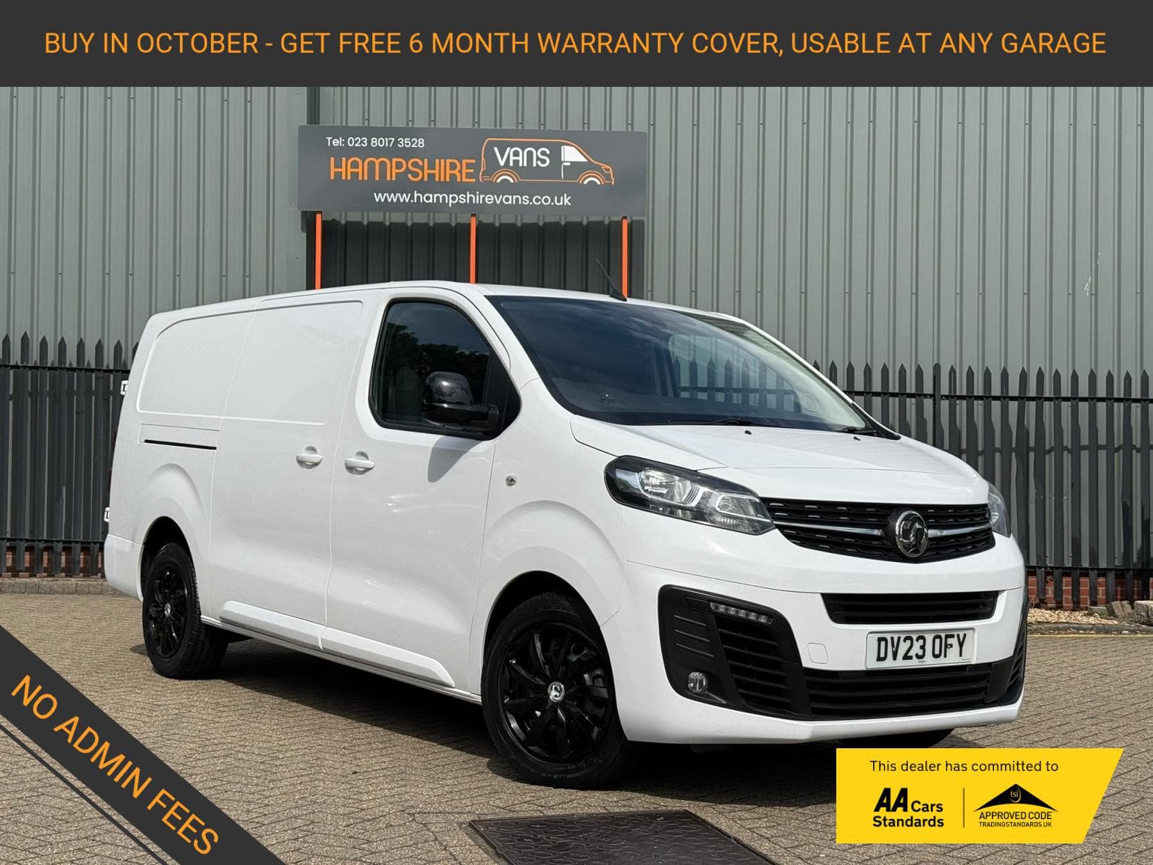 2023 Vauxhall Vivaro 1.5 Turbo D 2900 Pro Panel Van 6dr Diesel Manual L2 H1 Euro 6 (s/s) (100 ps)