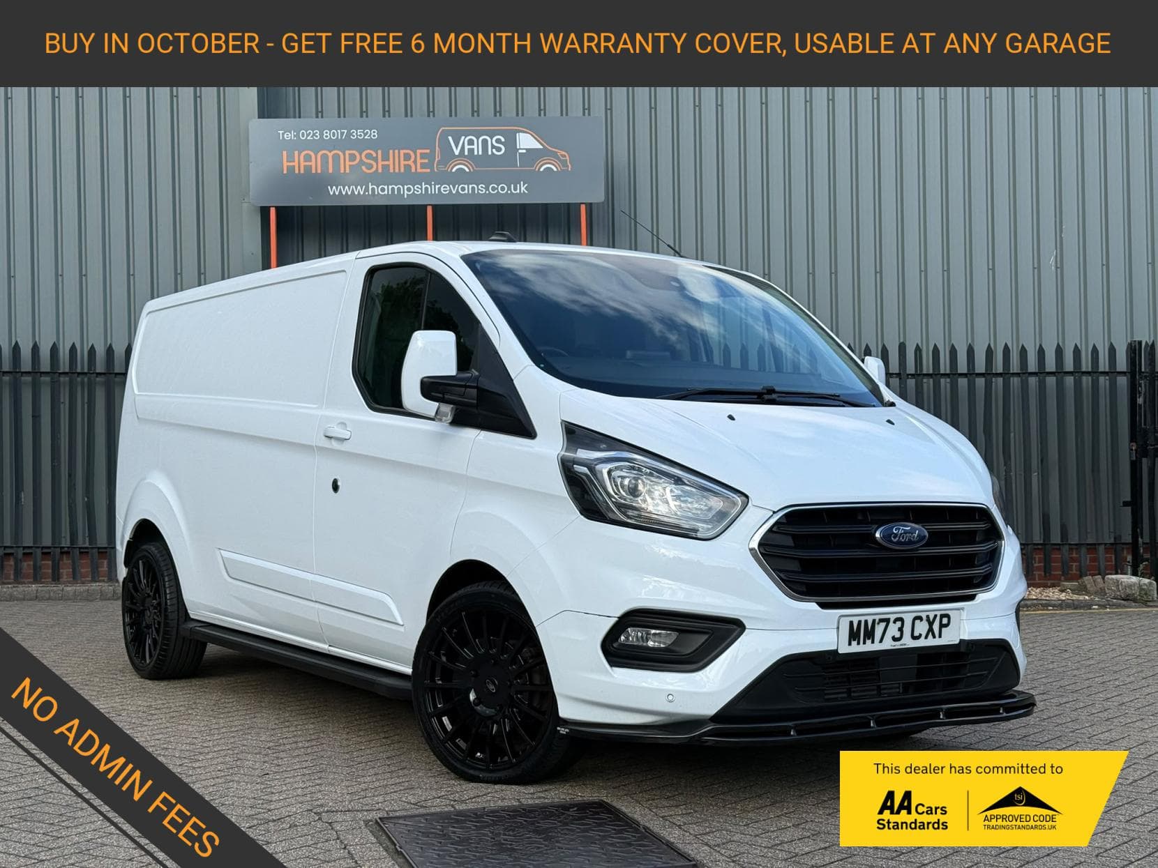 2023 Ford Transit Custom 2.0 300 EcoBlue Limited Panel Van 5dr Diesel Manual L2 H1 Euro 6 (s/s) (130 ps)