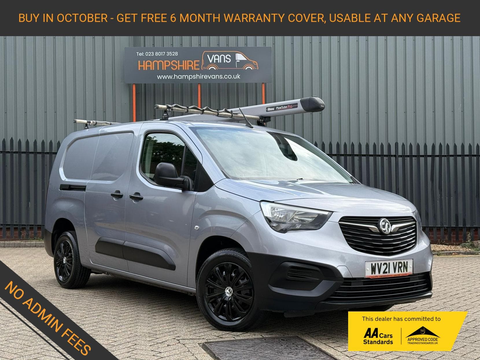 2021 Vauxhall Combo 1.5 Turbo D 2300 Edition Panel Van 4dr Diesel Manual L2 H1 Euro 6 (100 ps)