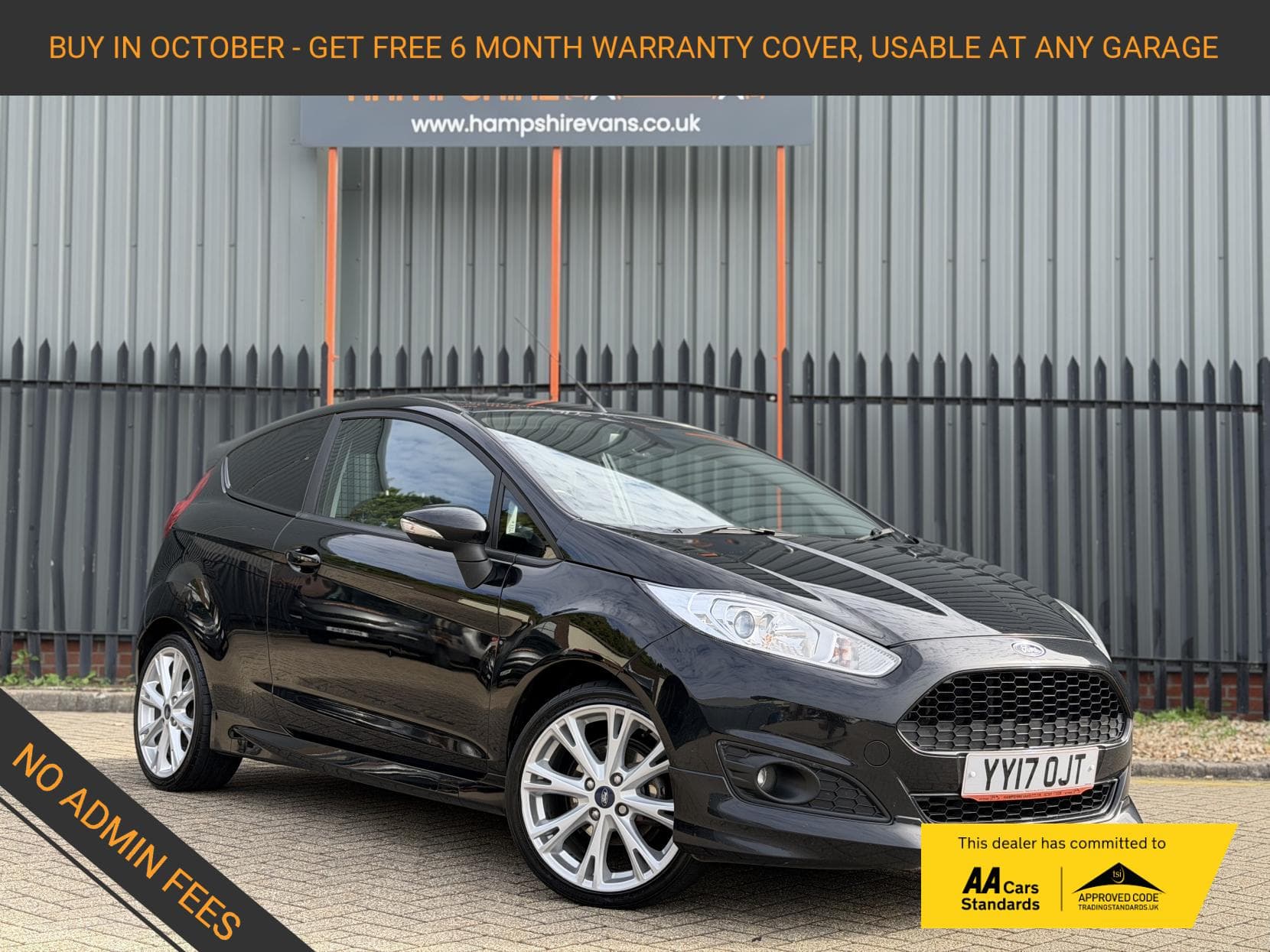 2017 Ford Fiesta Van 1.5 TDCi Sport Panel Van 3dr Diesel Manual (94 g/km, 93.7 bhp)