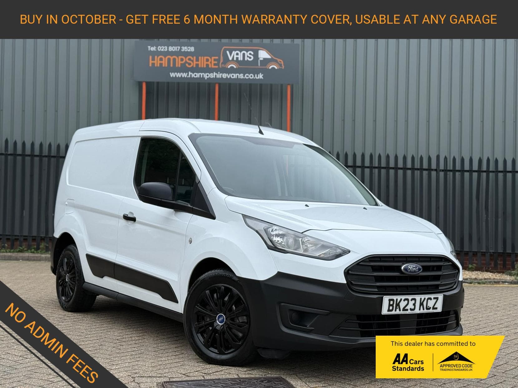 2023 Ford Transit Connect 1.5 220 EcoBlue Leader Panel Van 5dr Diesel Manual L1 Euro 6 (s/s) (100 ps)