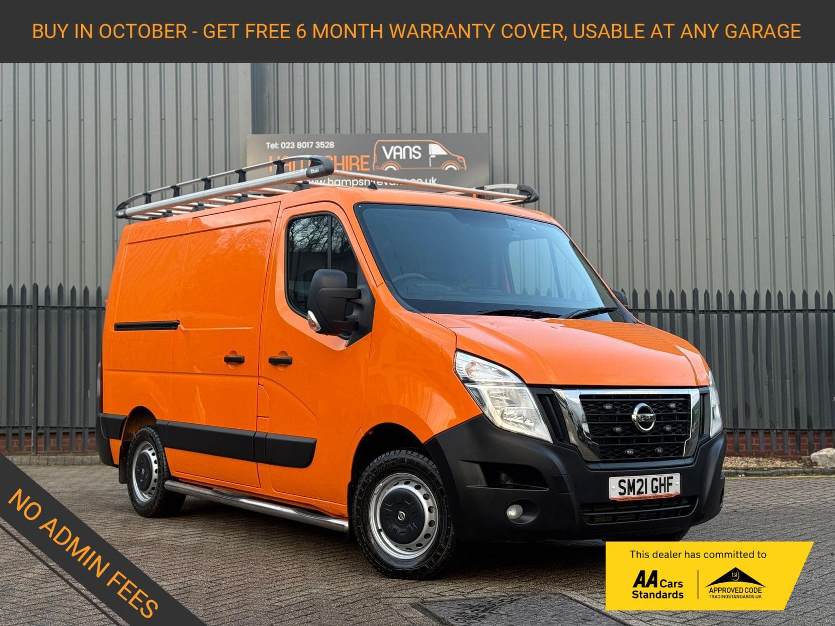 2021 Nissan NV400 2.3 dCi 33 Tekna Panel Van 5dr Diesel Manual FWD L1 H1 Euro 6 (135 ps)