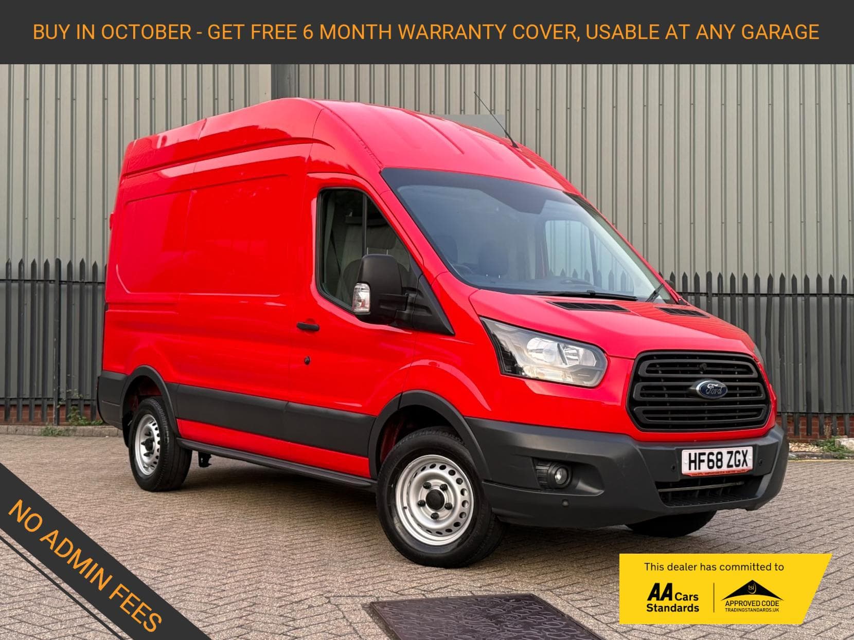 2018 Ford Transit 2.0 350 EcoBlue Panel Van 5dr Diesel Manual RWD L2 H3 Euro 6 (130 ps)