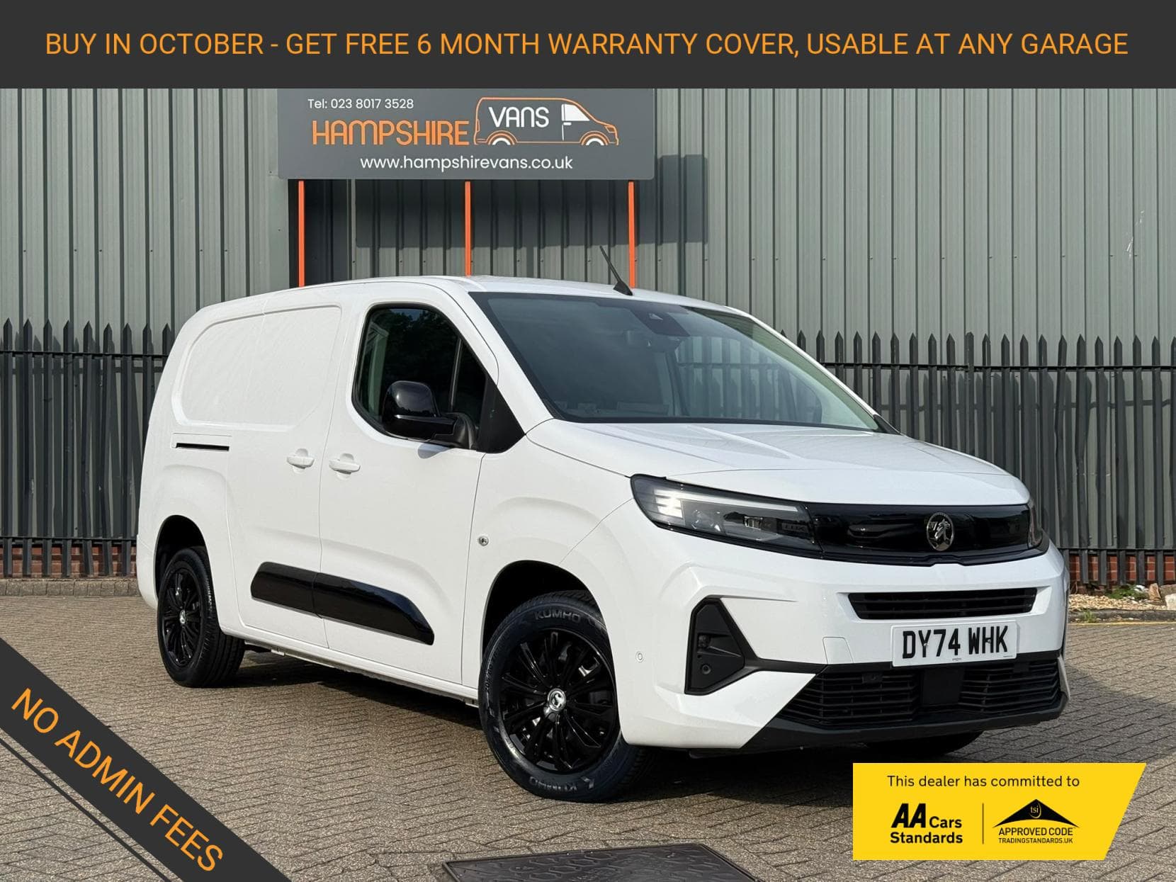 2024 Vauxhall Combo 1.5 Turbo D 2300 Pro XL Panel Van 6dr Diesel Auto LWB Euro 6 (s/s) (130 ps)