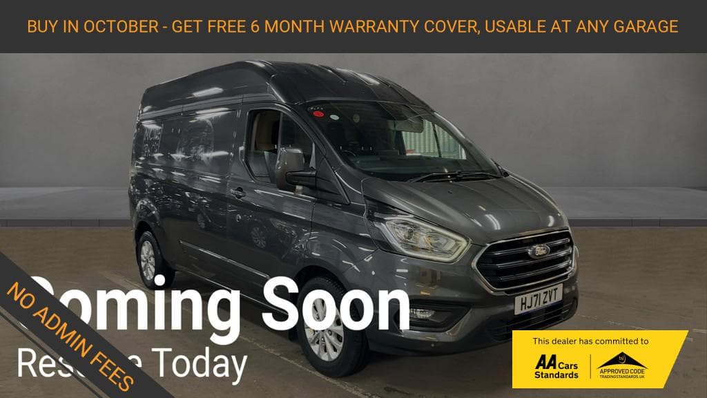 2021 Ford Transit Custom 2.0 300 EcoBlue Limited Panel Van 5dr Diesel Manual L2 H2 Euro 6 (s/s) (130 ps)