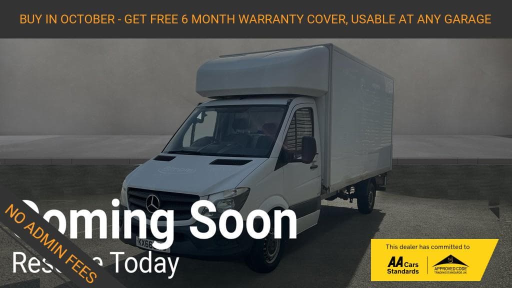 2016 Mercedes-Benz Sprinter 2.1 314 CDI Luton 2dr Diesel Manual RWD L3 (140 bhp)