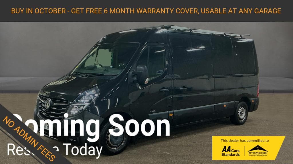 2021 Vauxhall Movano 2.3 CDTi 3500 BiTurbo Edition Panel Van 5dr Diesel Manual FWD L3 H2 Euro 6 (135 ps)