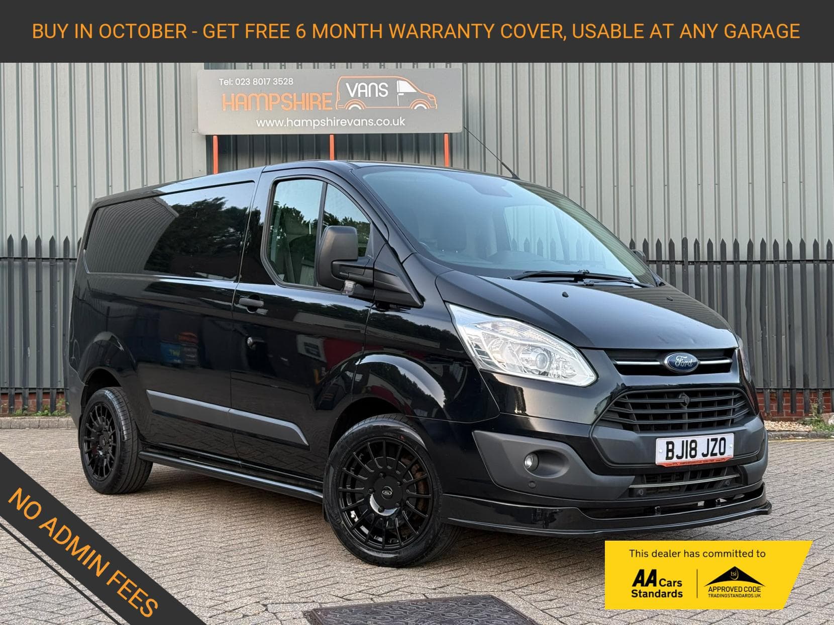 2018 Ford Transit Custom 2.0 TDCi 270 Trend Panel Van 5dr Diesel Manual L1 H1 (157 g/km, 128 bhp)