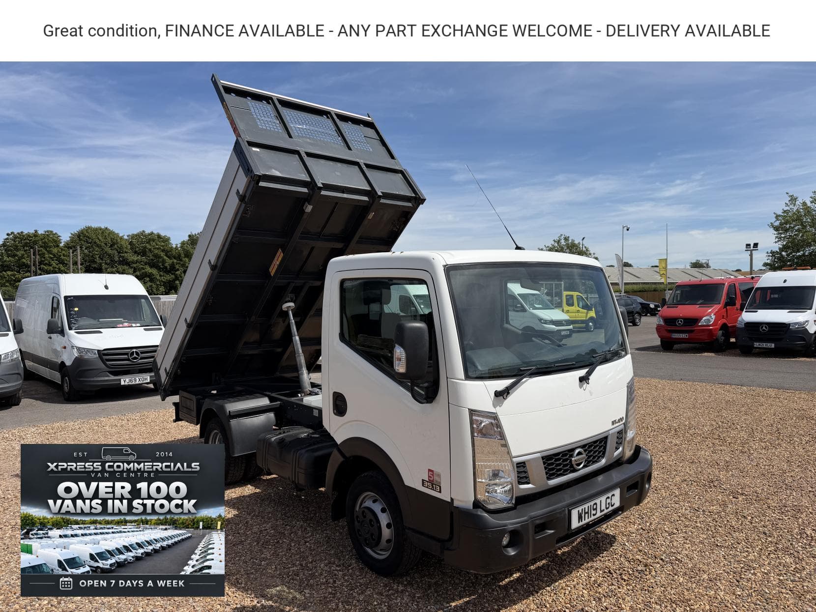 2019 Nissan NT400 Cabstar 3.0 dCi 35.13 Tipper 2dr Diesel Manual L1 Euro 6 (130 ps)