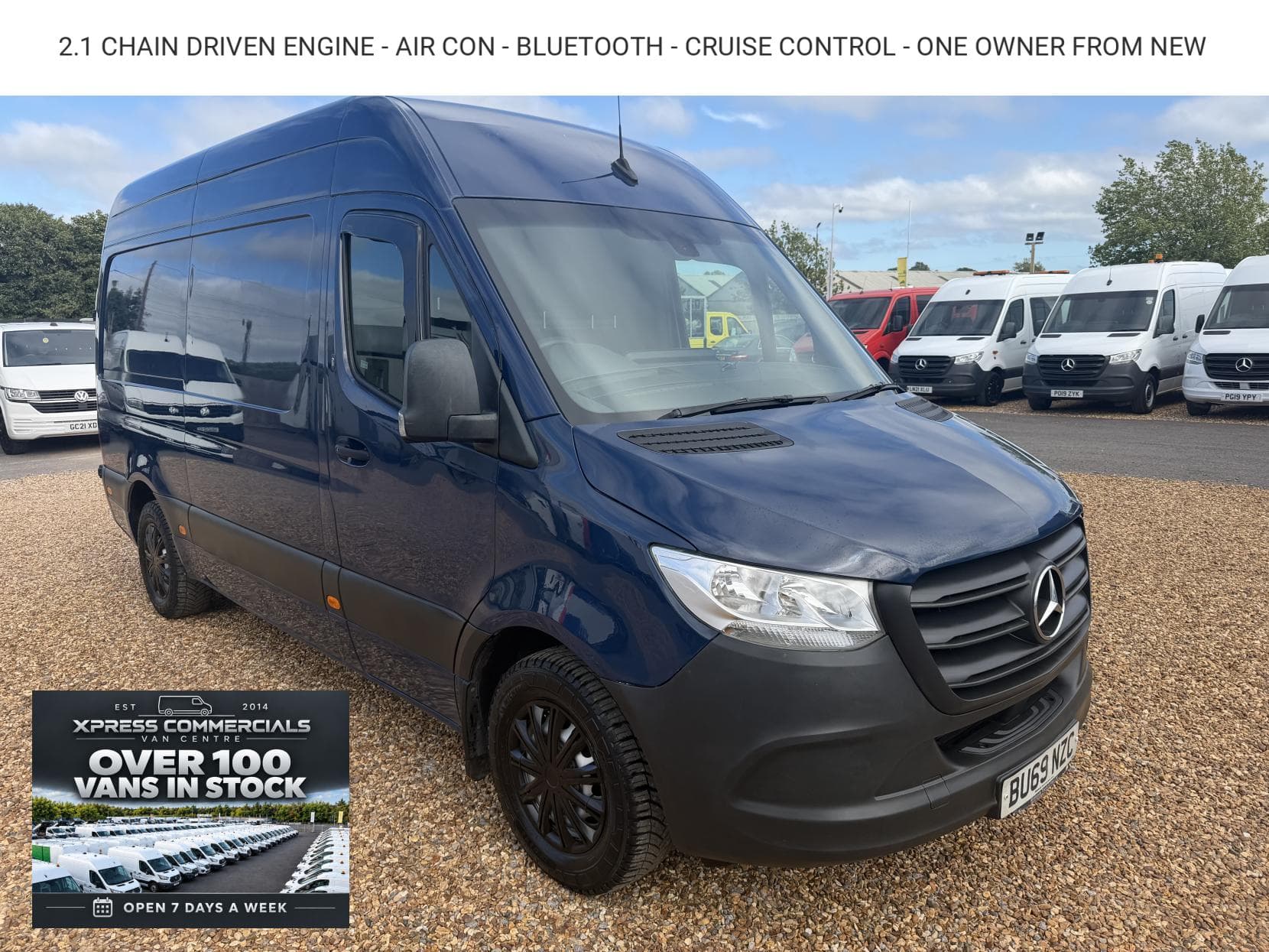 2019 Mercedes-Benz Sprinter 2.1 316 CDI Panel Van 5dr Diesel Manual RWD L2 H2 Euro 6 (163 ps)