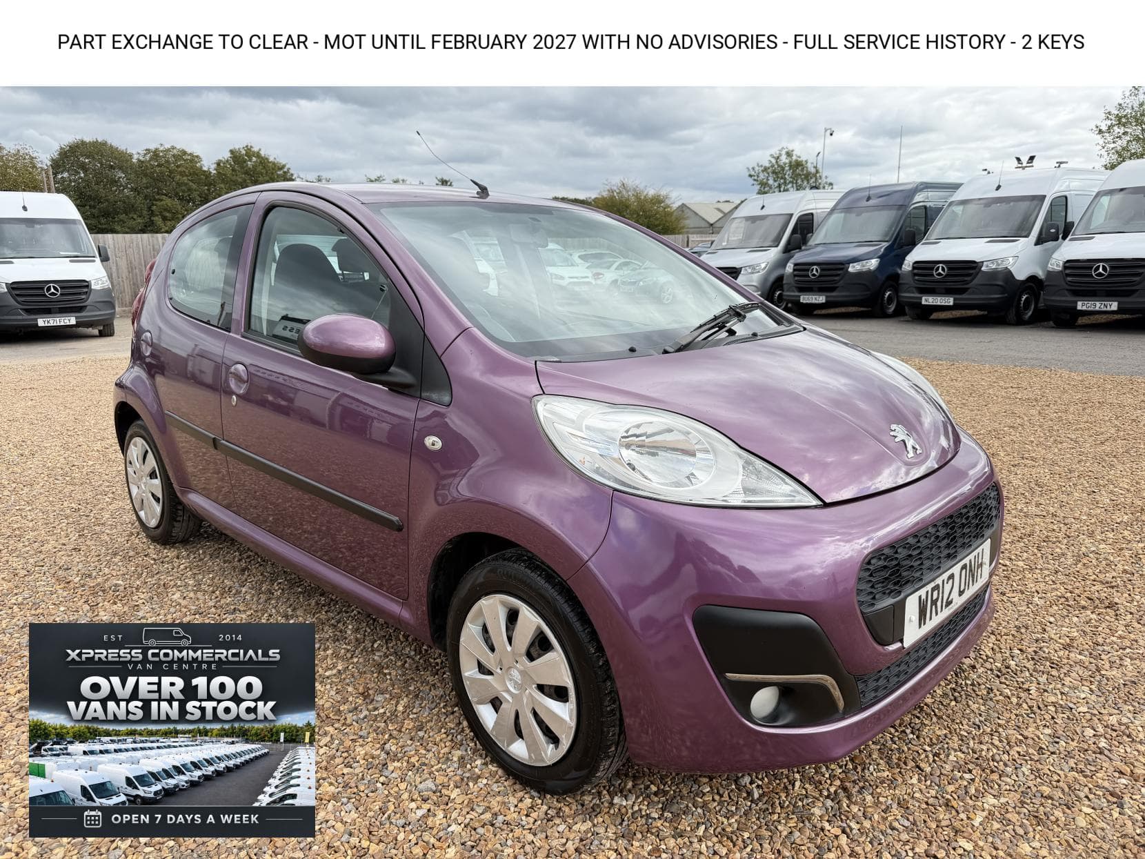 2012 Peugeot 107 1.0 12V Active Hatchback 5dr Petrol Manual Euro 5 (68 ps)