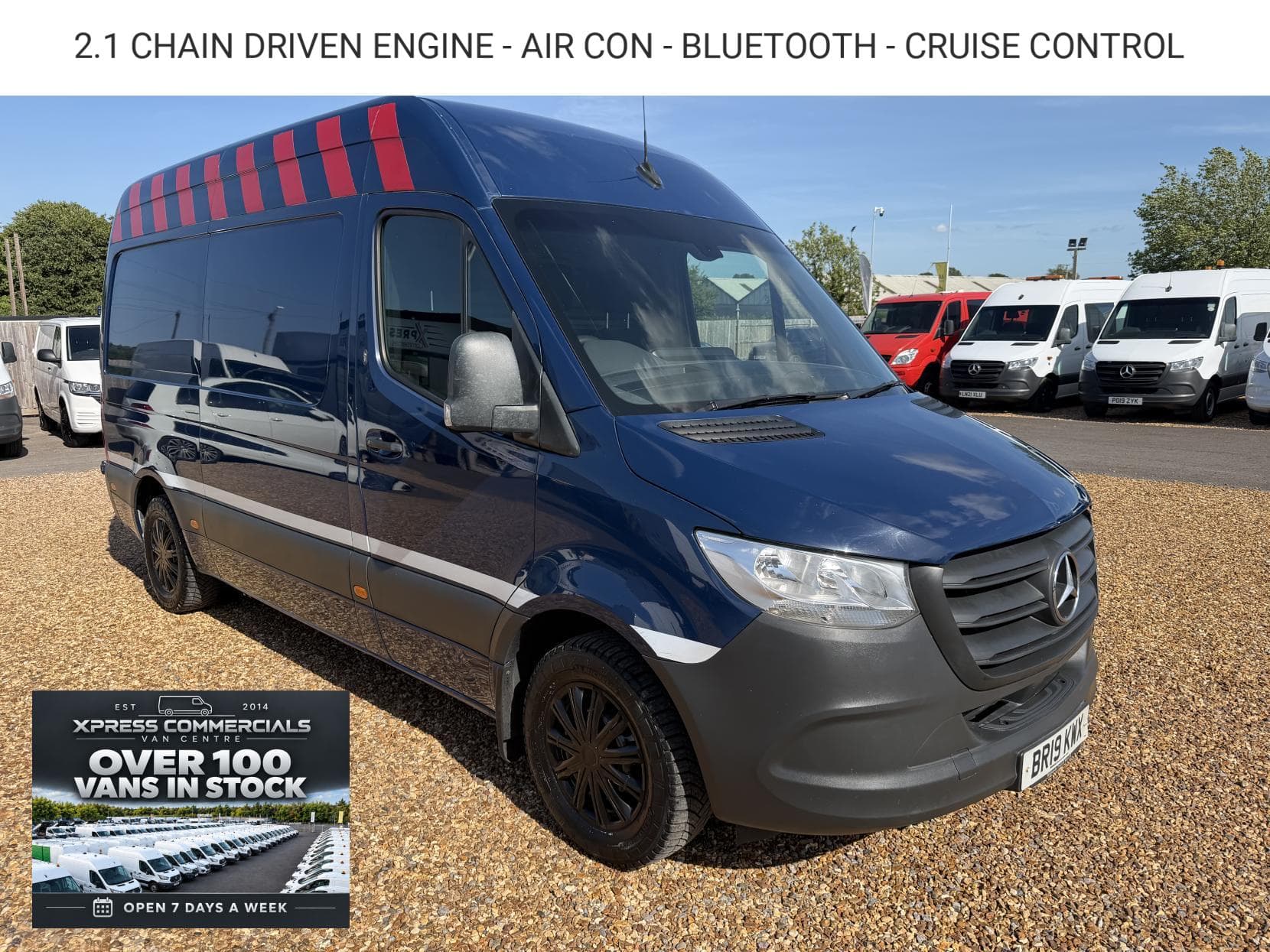 2019 Mercedes-Benz Sprinter 2.1 316 CDI Panel Van 5dr Diesel Manual RWD L2 H2 Euro 6 (163 ps)