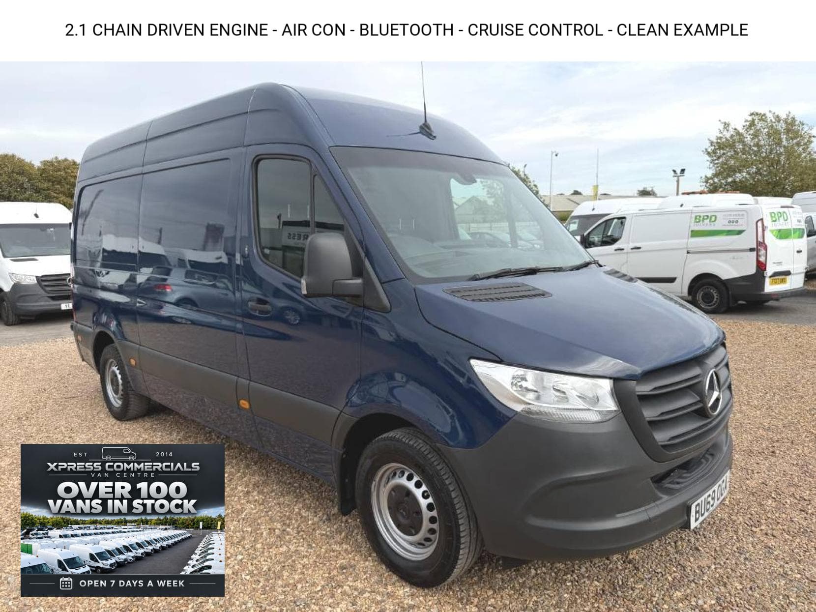 2019 Mercedes-Benz Sprinter 2.1 316 CDI Panel Van 5dr Diesel Manual RWD L2 H2 Euro 6 (163 ps)