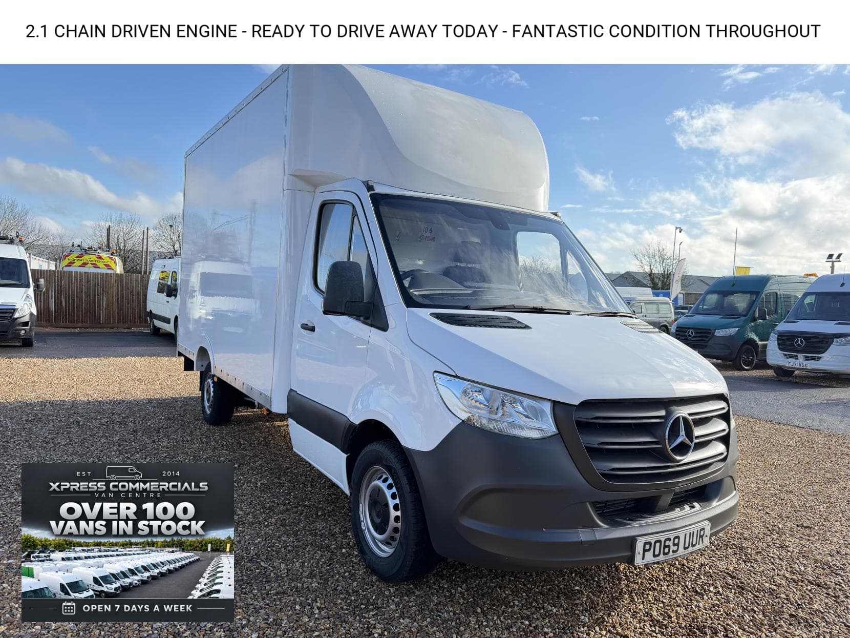 2019 Mercedes-Benz Sprinter 2.1 311 CDI Chassis Cab 2dr Diesel Manual FWD L2 Euro 6 (114 ps)