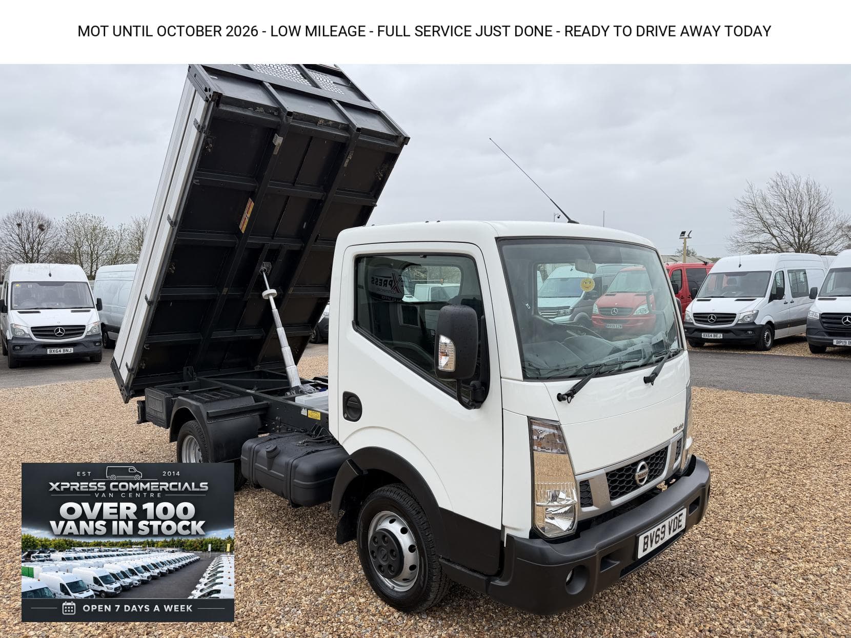2019 Nissan NT400 Cabstar 3.0 dCi 35.13 Tipper 2dr Diesel Manual L1 Euro 6 (130 ps)