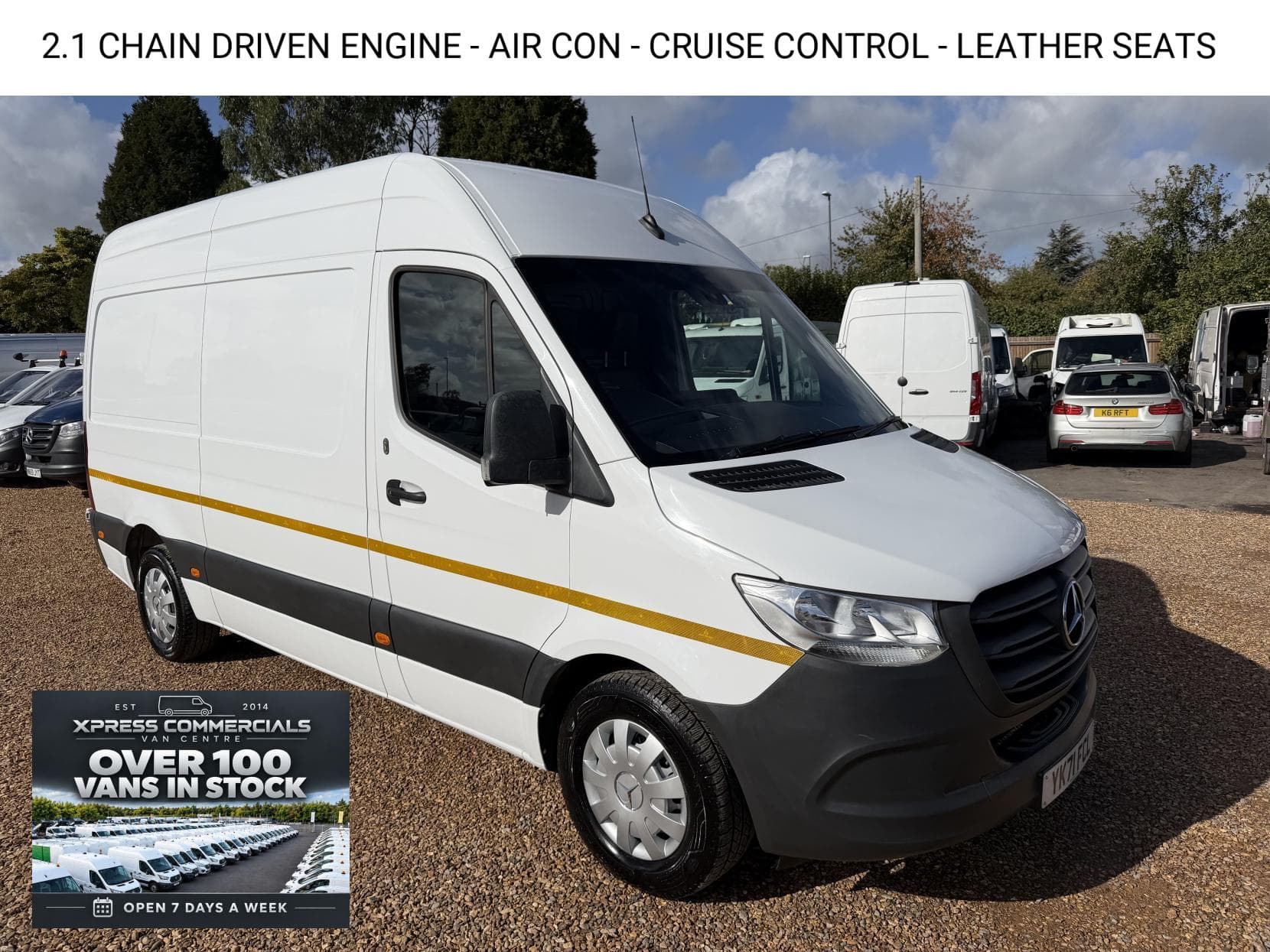 2021 Mercedes-Benz Sprinter 2.1 316 CDI Progressive Panel Van 5dr Diesel Manual RWD L2 H2 Euro 6 (s/s) (163 ps)