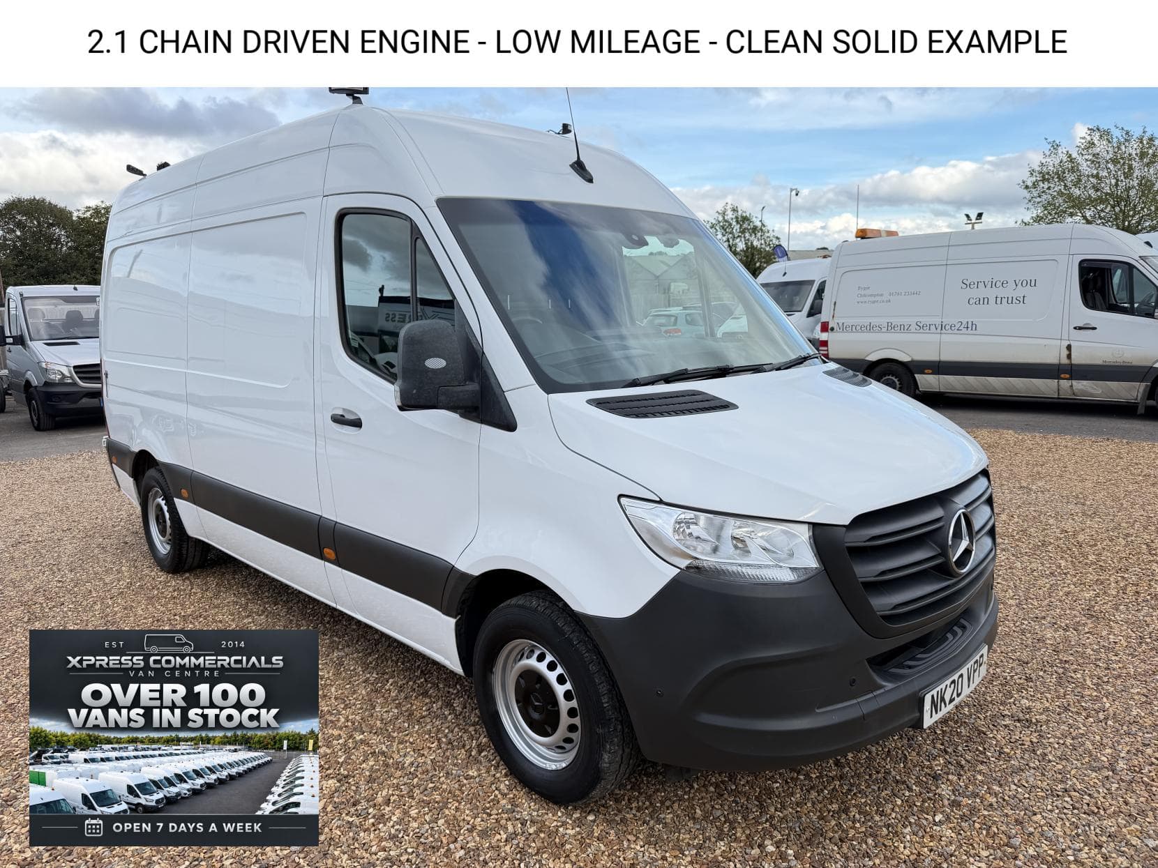 2020 Mercedes-Benz Sprinter 2.1 314 CDI Panel Van 5dr Diesel Manual RWD L2 H2 Euro 6 (s/s) (143 ps)