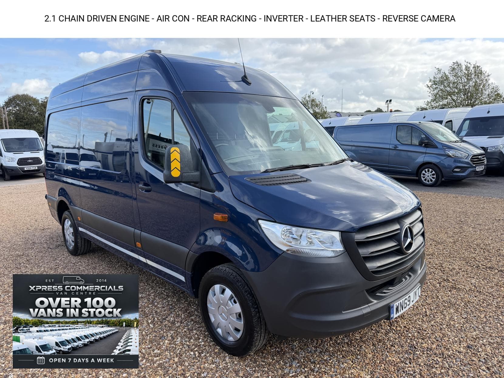 2019 Mercedes-Benz Sprinter 2.1 314 CDI Panel Van 5dr Diesel Manual RWD L2 H2 Euro 6 (s/s) (143 ps)