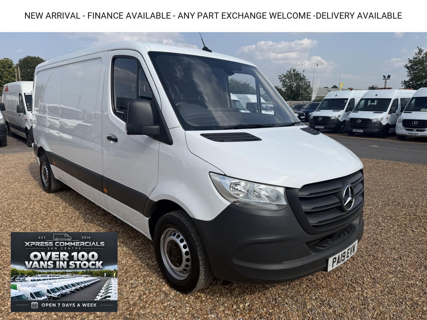 2019 Mercedes-Benz Sprinter 2.1 314 CDI Panel Van 5dr Diesel Manual FWD L2 H1 Euro 6 (143 ps)