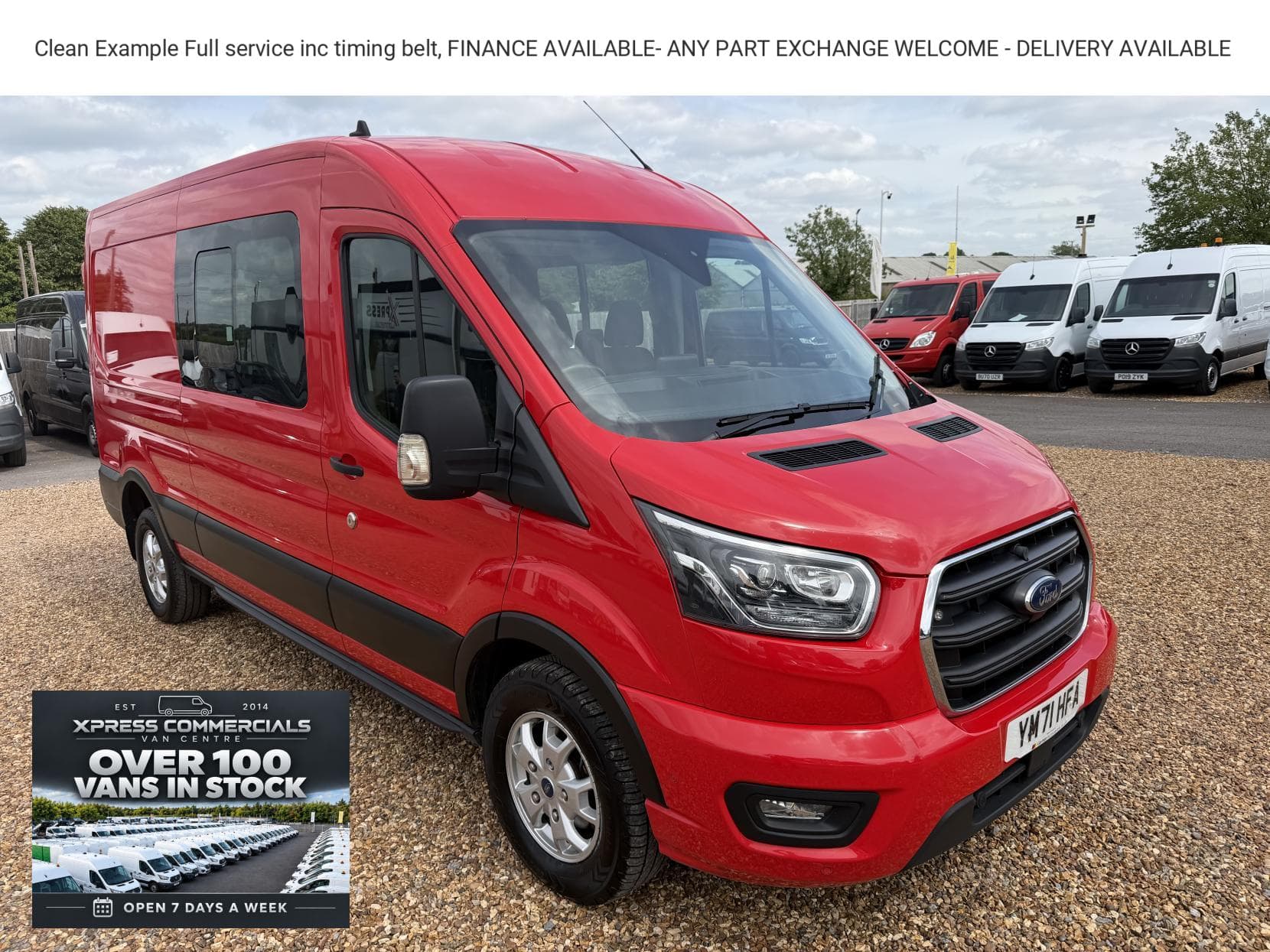 2022 Ford Transit 2.0 350 EcoBlue MHEV Limited Crew Van Double Cab 6dr Diesel Manual RWD L3 H2 Euro 6 (s/s) (130 ps)