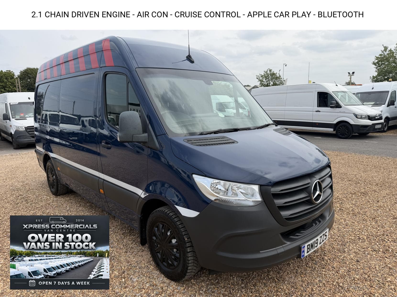 2019 Mercedes-Benz Sprinter 2.1 316 CDI Panel Van 5dr Diesel Manual RWD L2 H2 Euro 6 (163 ps)