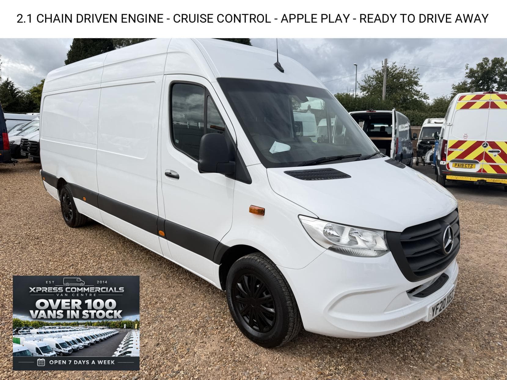 2020 Mercedes-Benz Sprinter 2.1 311 CDI Panel Van 5dr Diesel Manual RWD L3 H2 Euro 6 (114 ps)