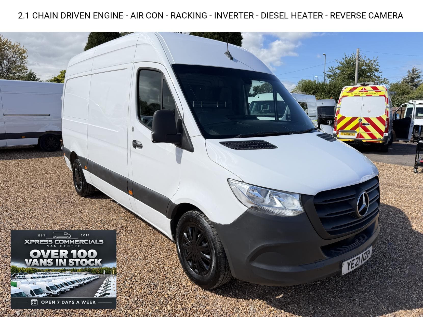 2021 Mercedes-Benz Sprinter 2.1 316 CDI Progressive Panel Van 5dr Diesel Manual RWD L2 H2 Euro 6 (s/s) (163 ps)