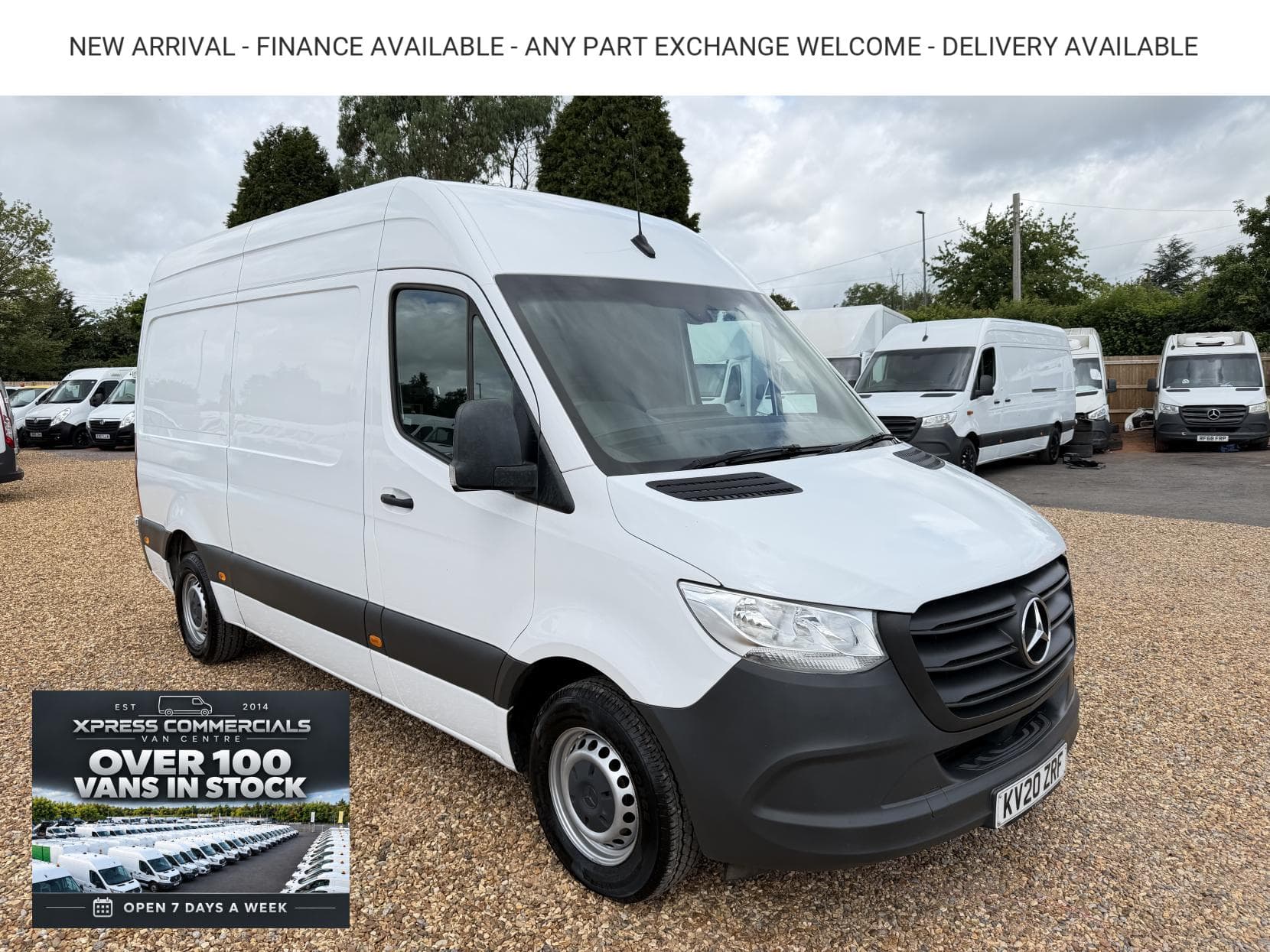 2020 Mercedes-Benz Sprinter 2.1 316 CDI Panel Van 5dr Diesel Manual RWD L2 H2 Euro 6 (163 ps)