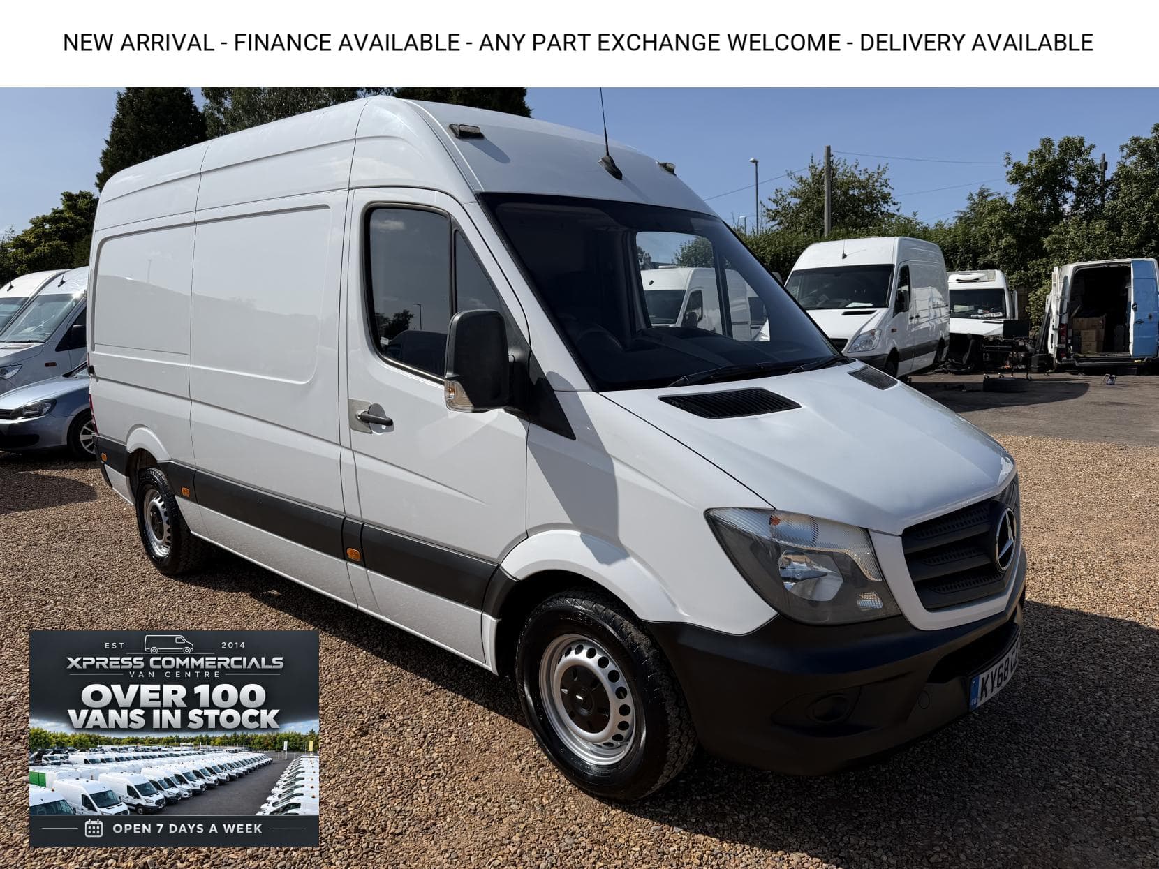 2018 Mercedes-Benz Sprinter 2.1 314 CDi Panel Van 5dr Diesel Manual RWD L2 (213 g/km, 140 bhp)