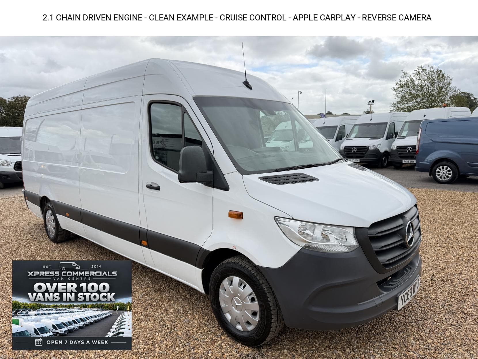 2019 Mercedes-Benz Sprinter 2.1 311 CDI Panel Van 5dr Diesel Manual RWD L3 H2 Euro 6 (114 ps)