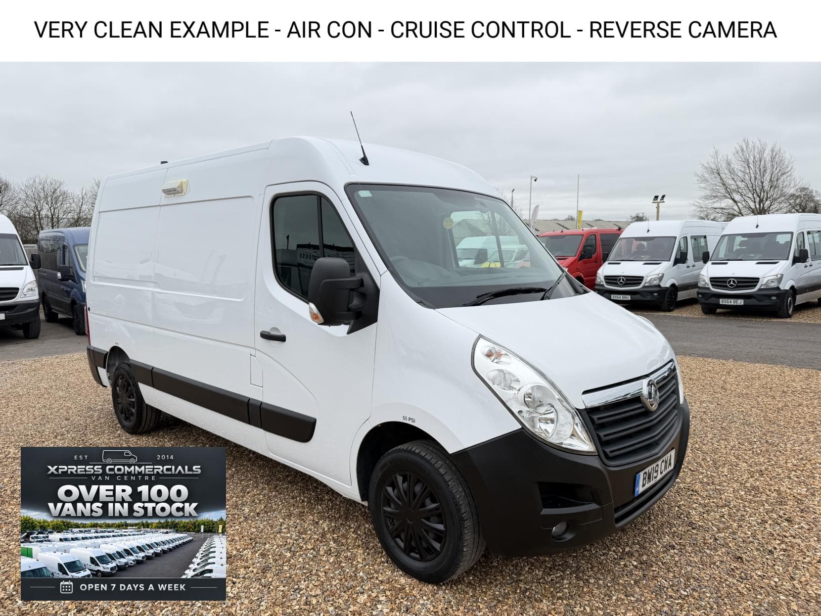 2019 Vauxhall Movano 2.3 CDTi 3300 Panel Van 5dr Diesel Manual FWD L2 H2 Euro 6 (130 ps)