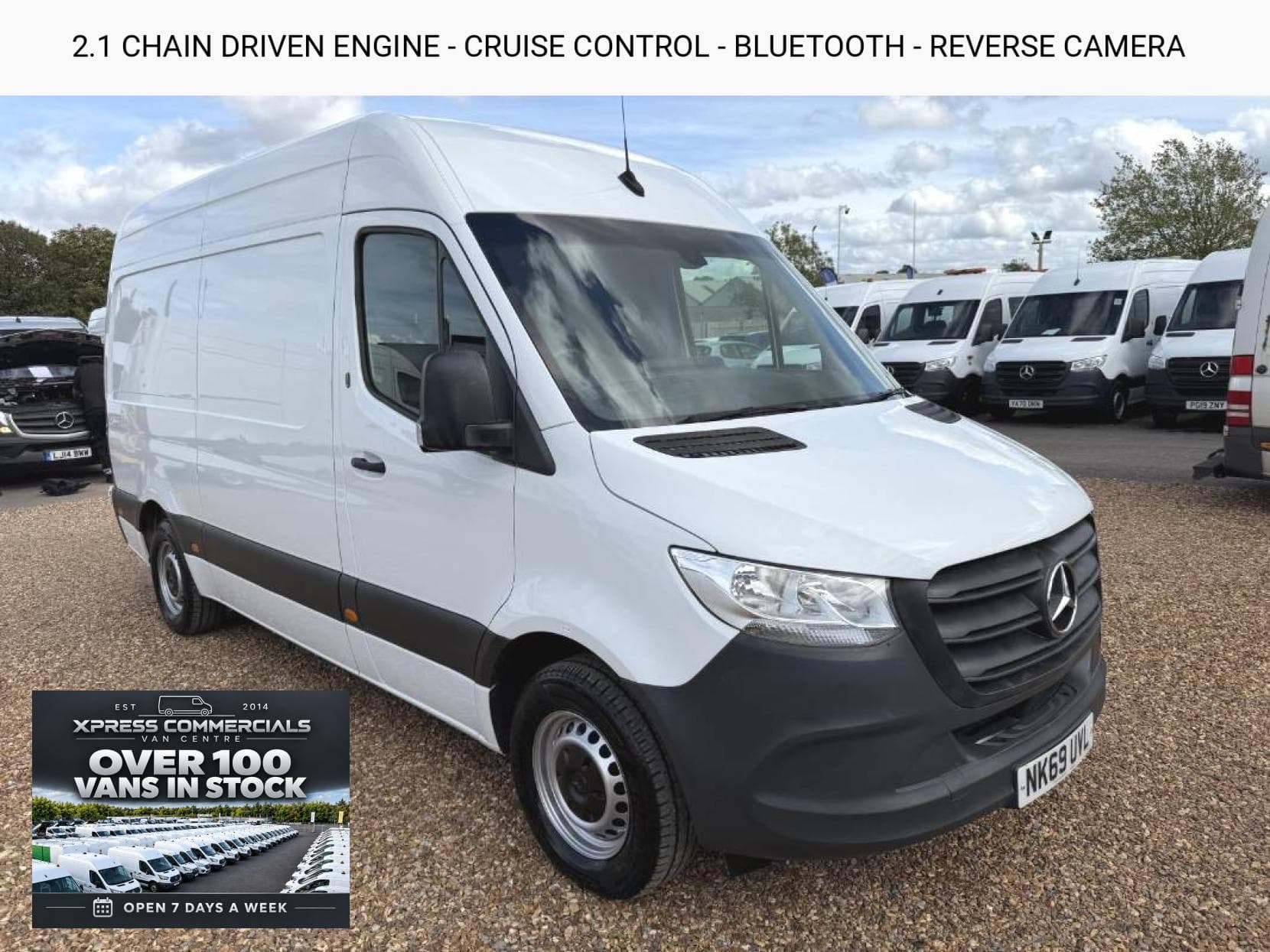 2019 Mercedes-Benz Sprinter 2.1 314 CDI Panel Van 5dr Diesel Manual RWD L2 H2 Euro 6 (143 ps)