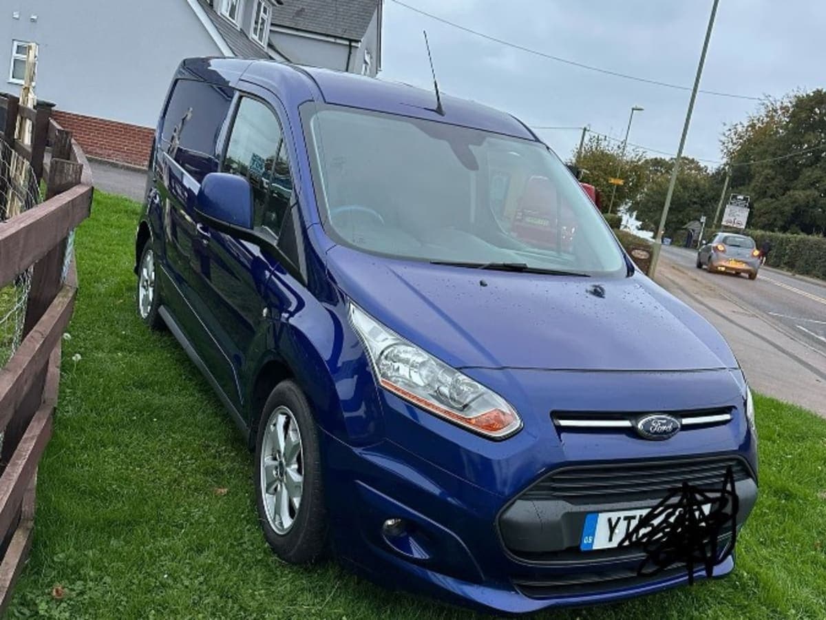 Ford Transit Connect 200 Limited 1.6 TDCi Panel Van – Blue – Excellent Condition - Image 1
