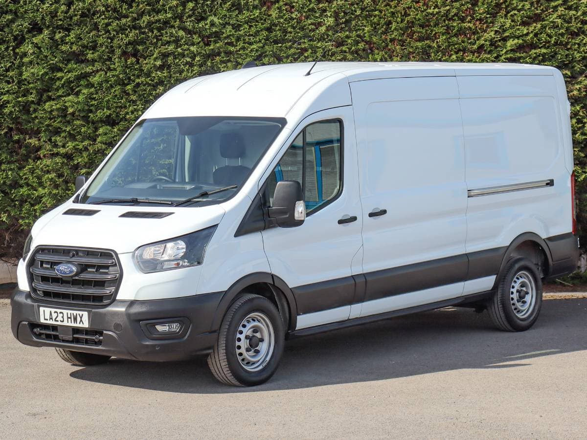 2023 (23) Ford Transit 350 FWD 2.0tdci, 130ps, L3 H2 LWB Medium Roof Panel Van - Image 1