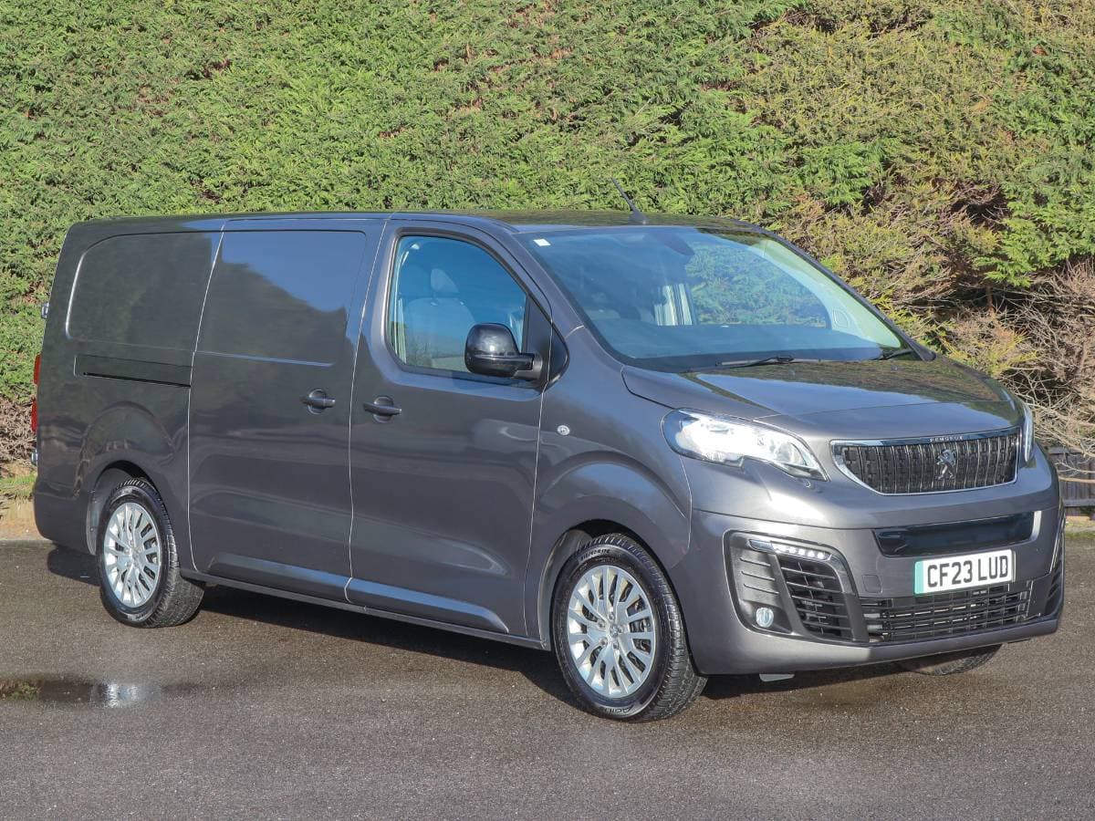 2023 (23) Peugeot E - Expert Asphalt Premium + 75KW 134bhp Electric, Automatic, L2 Long Panel Van - Image 1