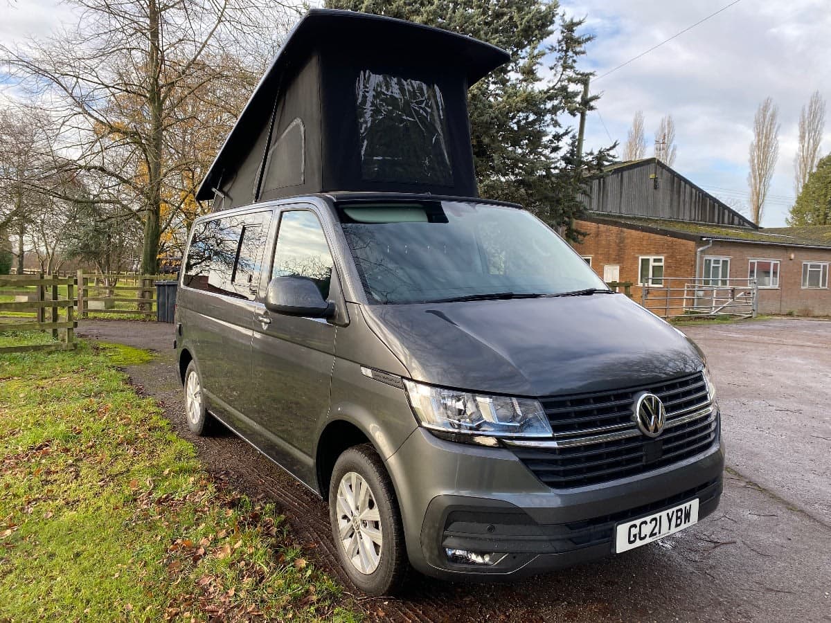 2021 VW Transporter Highline Campervan 4 Berth Pop Top Manual SWB - Image 1