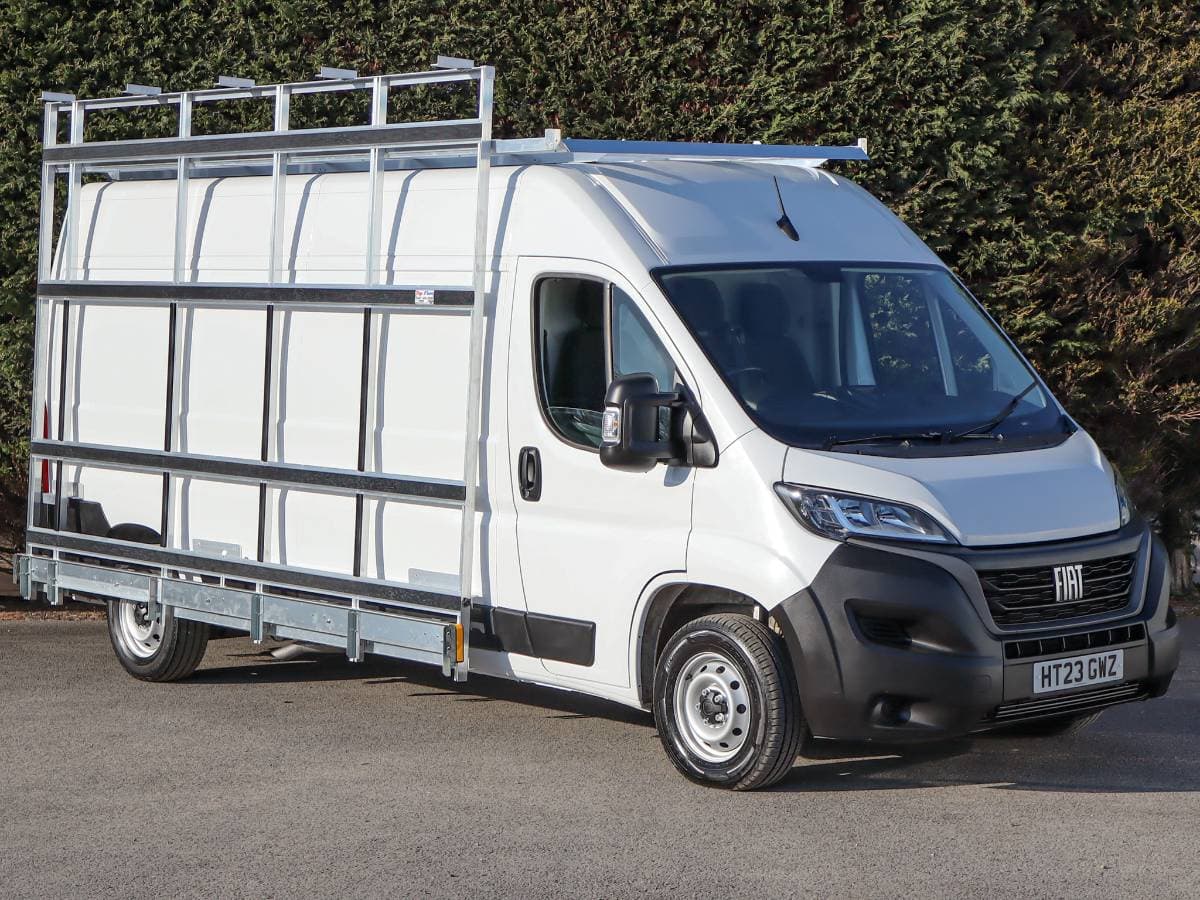2023 (23) Fiat Ducato 35 Business Pro 2.3 Multijet II 140bhp, L3 H2 LWB Glass Rack Van - Image 1