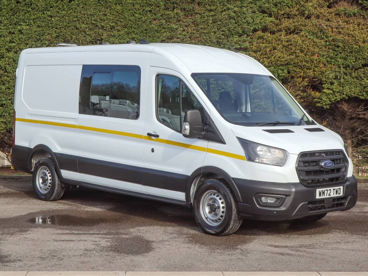 2023 (72) Ford Transit 350 FWD Leader 2.0TDCI, 130ps, 6 Speed, L3H2 LWB 7 Seat Welfare Van - Image 1