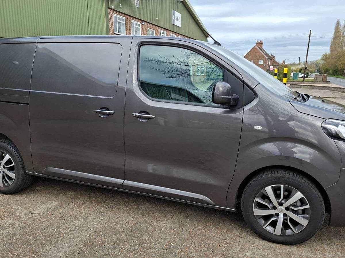 Toyota Proace Design, MWB,2L Diesel. (120PS),Manual,grey. ULEZ Compliant. 3 seats, 6doors. Full Toyota service history One year MOT. Toyota warranty (Excellent condition and Very low mileage) NO VAT - Image 1