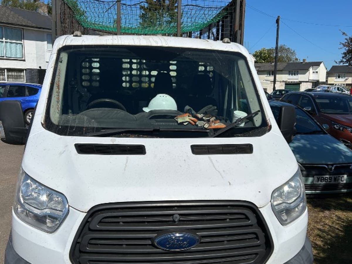 Ford Transit caged tipper van - Image 1