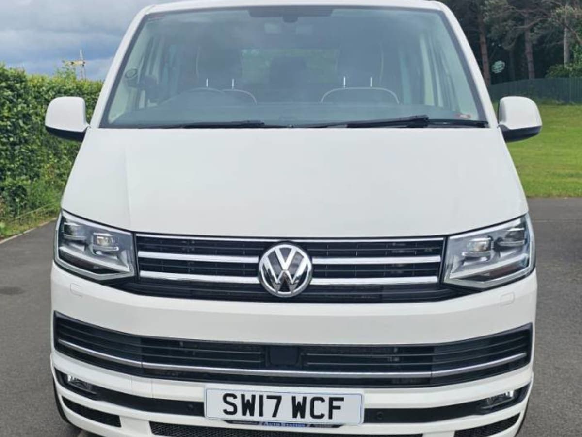 VW Transporter crew cab, 74K, double electric sliders, leather seats - Image 1