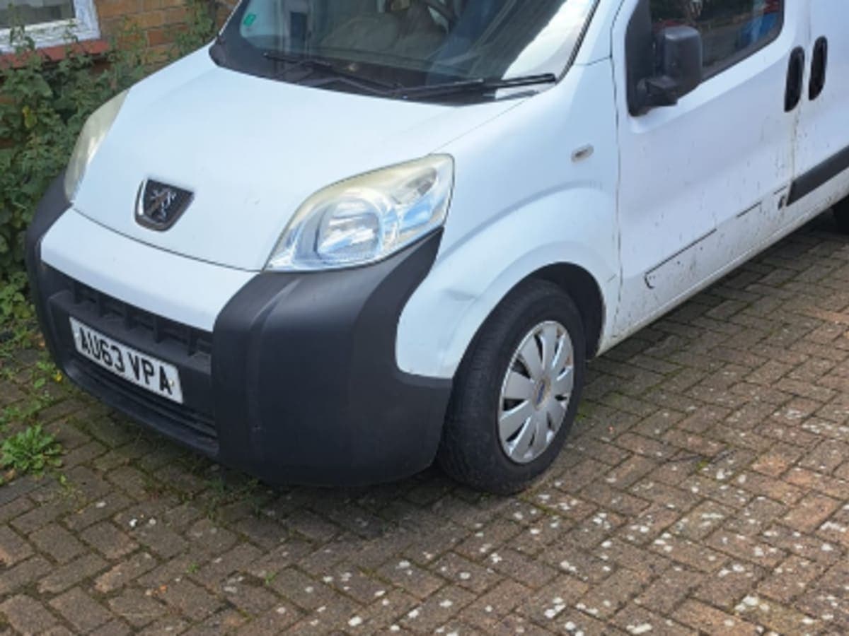 White Peugeot Bipper 4 Door - Image 1