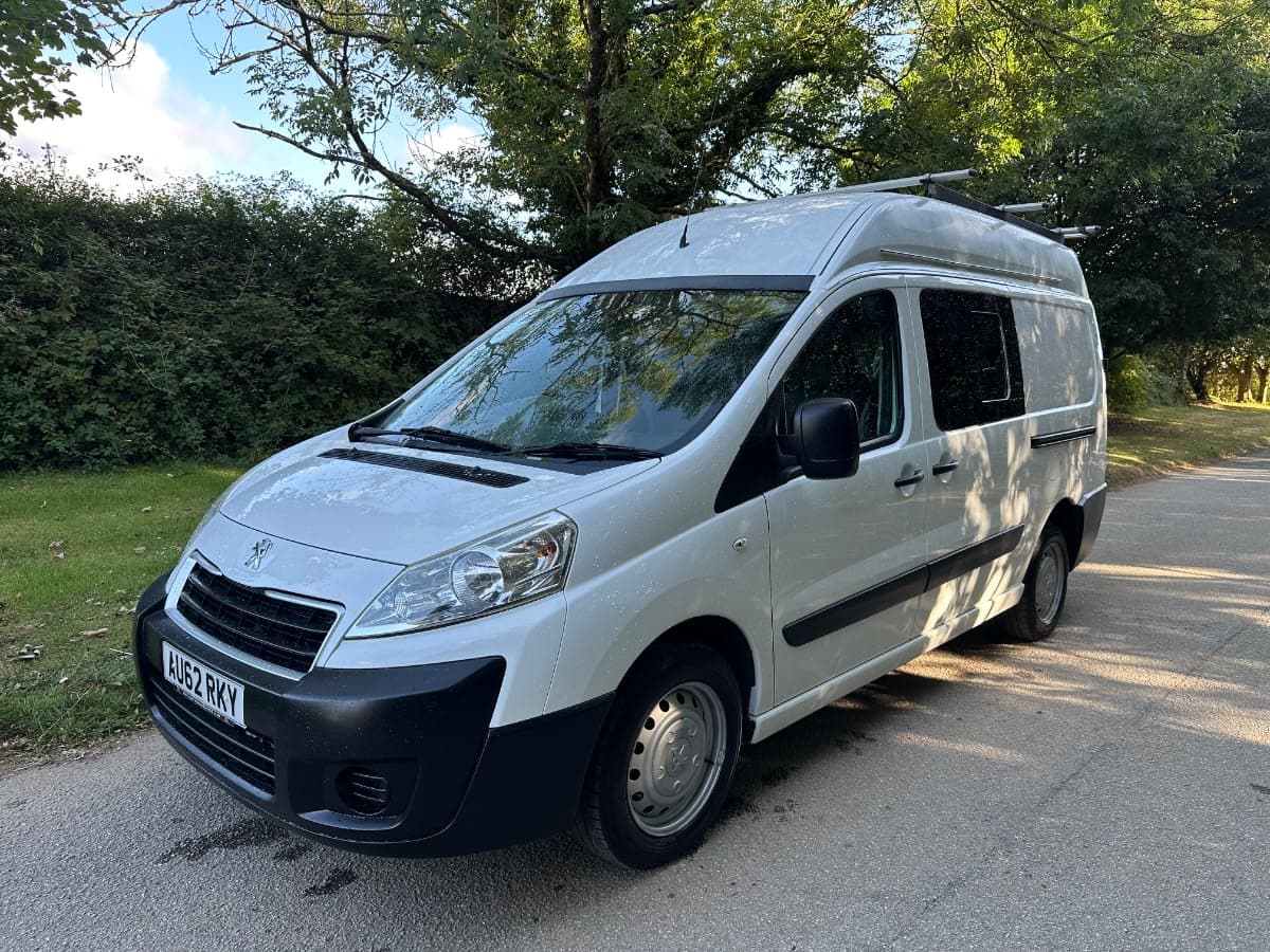 2012 (12) PEUGEOT EXPERT 1200 L2 H2 2.0 HDI 130BHP LONG WHEEL BASE HIGH ROOF CAMPER VAN - Image 1