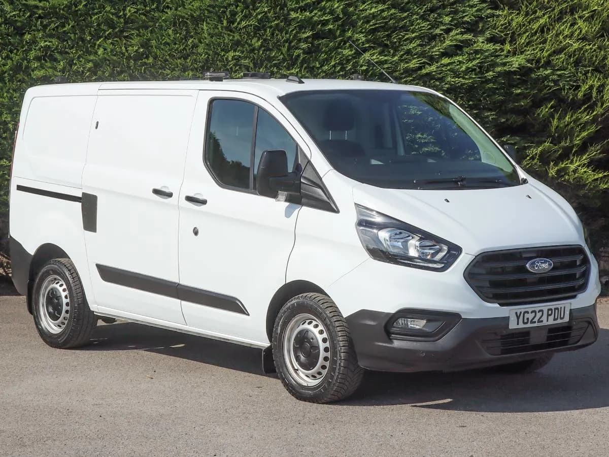 2022 (22) Ford Transit Custom, Ecoblue, Leader, 2.0tdci, Euro 6, 105ps, 6 Speed, L1 H1 SWB Panel Van - Image 1