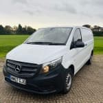 2017 Mercedes-Benz Vito Panel Van – 1.6 Diesel, Manual, White – Excellent Condition - Thumbnail 1
