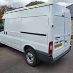 NO VAT - 2009 Ford transit 115 T350 MEDIUM WHEEL BASE  med roof RWD 2.4 TDCI (chain belt) panel van 119K MILES . 12 MONTH MOT. - Thumbnail 2