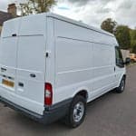 NO VAT - 2009 Ford transit 115 T350 MEDIUM WHEEL BASE  med roof RWD 2.4 TDCI (chain belt) panel van 119K MILES . 12 MONTH MOT. - Thumbnail 4