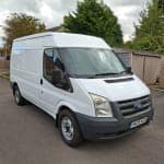NO VAT - 2009 Ford transit 115 T350 MEDIUM WHEEL BASE  med roof RWD 2.4 TDCI (chain belt) panel van 119K MILES . 12 MONTH MOT. - Thumbnail 6