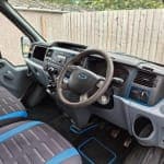 NO VAT - 2009 Ford transit 115 T350 MEDIUM WHEEL BASE  med roof RWD 2.4 TDCI (chain belt) panel van 119K MILES . 12 MONTH MOT. - Thumbnail 3